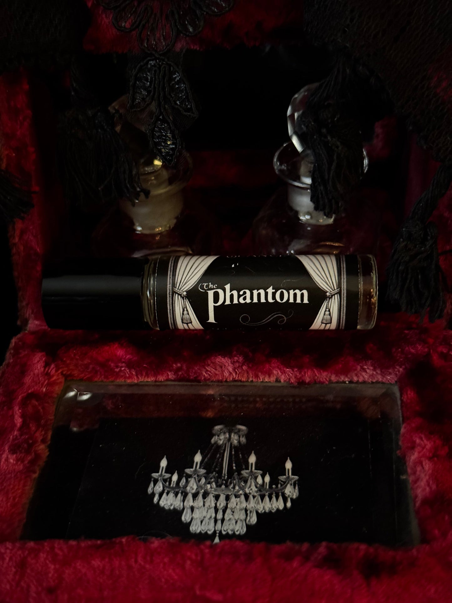 The Phantom- (rose, sandalwood, bourbon, velvet seats)