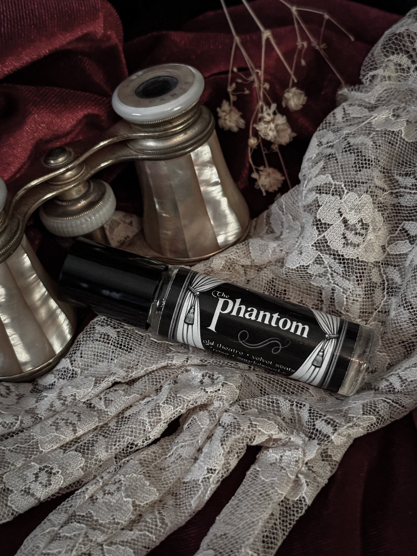 The Phantom- (rose, sandalwood, bourbon, velvet seats)