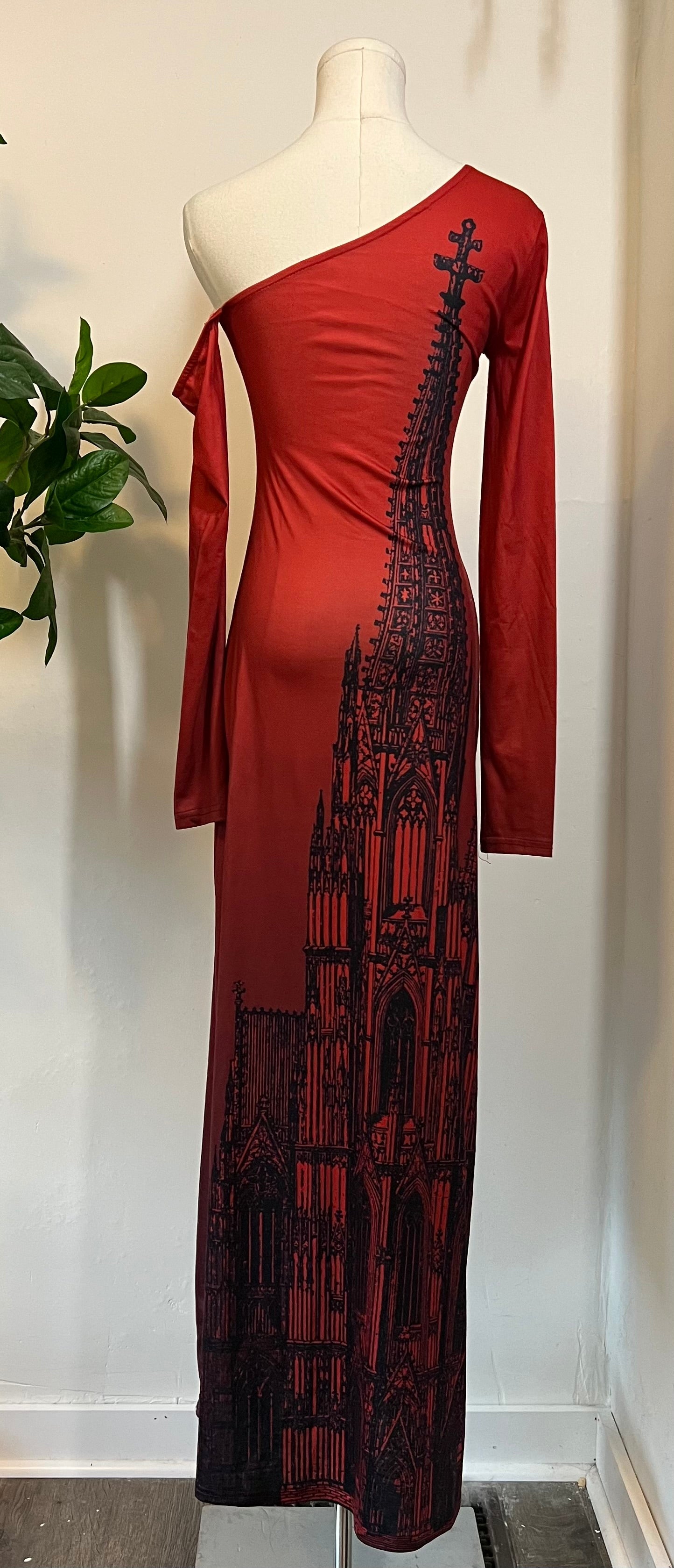 Elspeth - Comfy Cathedral Maxi Dress - READY to SHIP