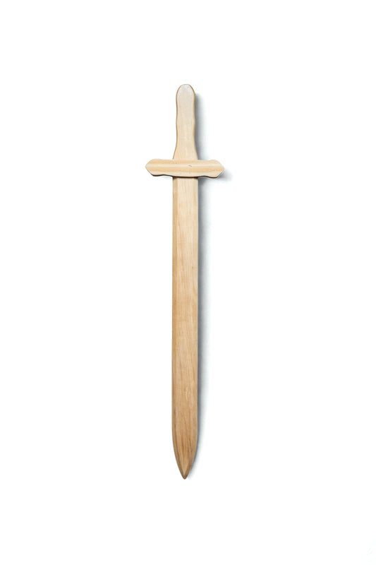 Sturdy Pine Wood Glossy Sword