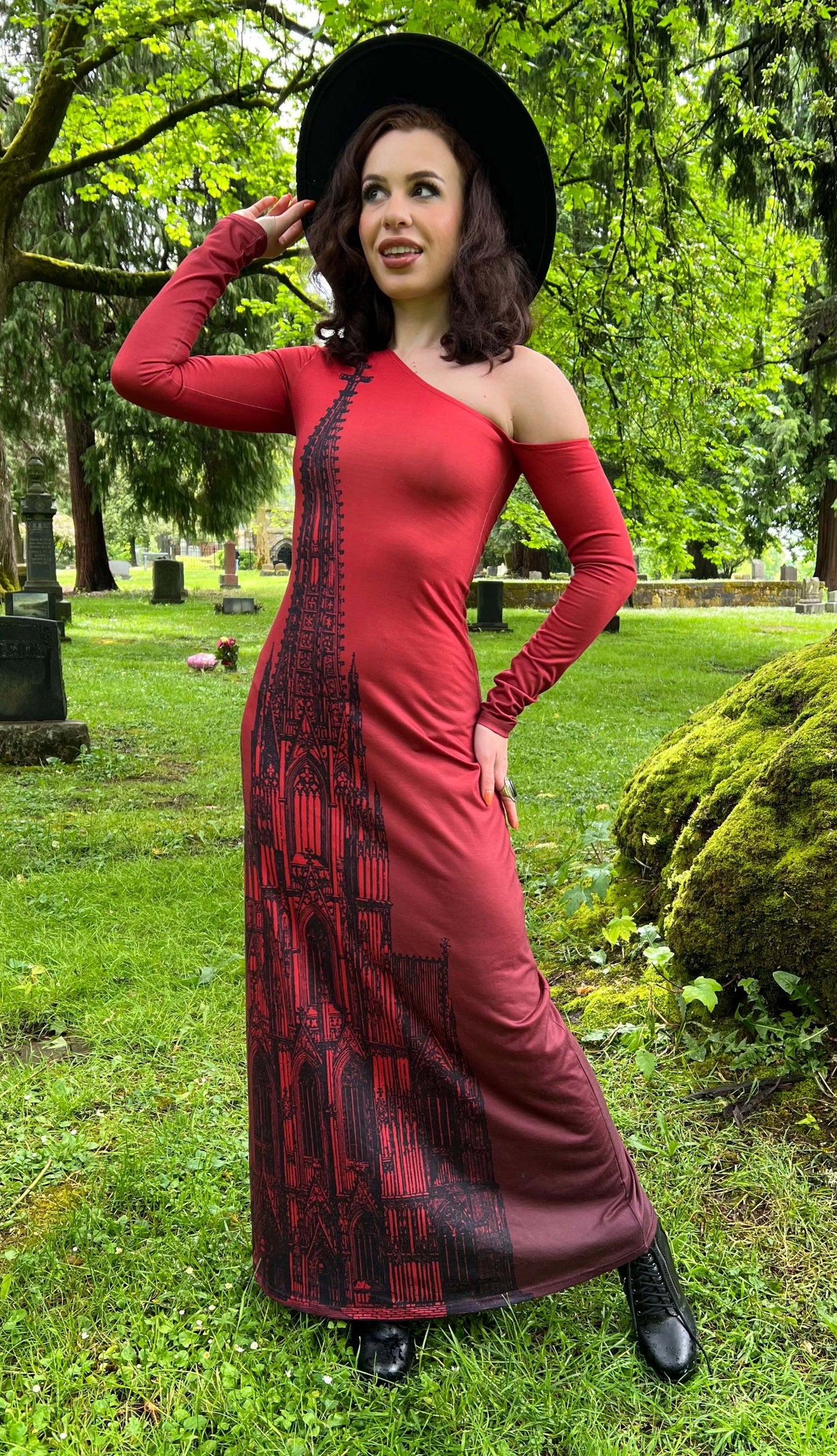 Elspeth - Comfy Cathedral Maxi Dress - READY to SHIP