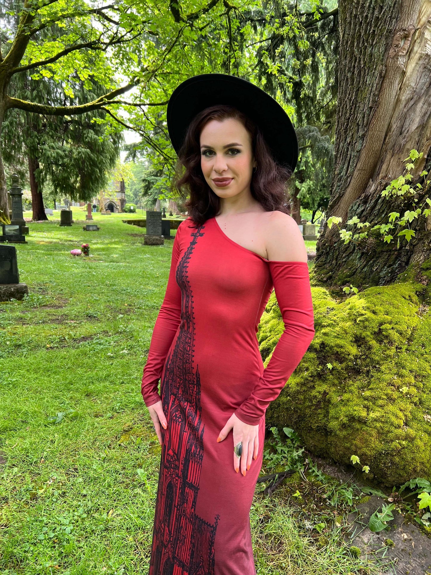 Elspeth - Comfy Cathedral Maxi Dress - READY to SHIP