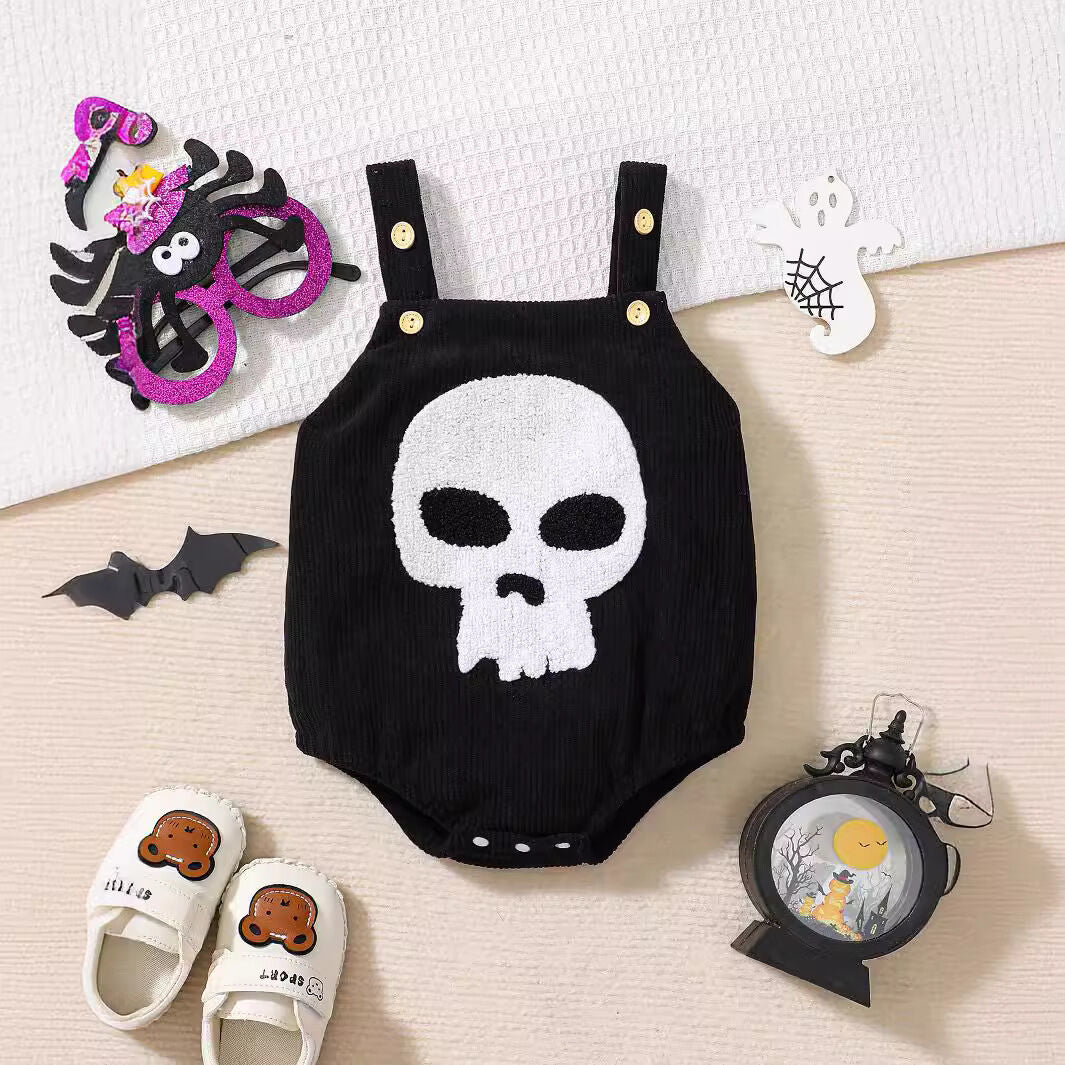 Skullface Onesie Overalls (Babies/Toddlers)