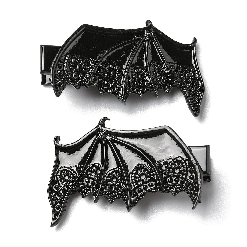 Bat Wing Hair Clip Set