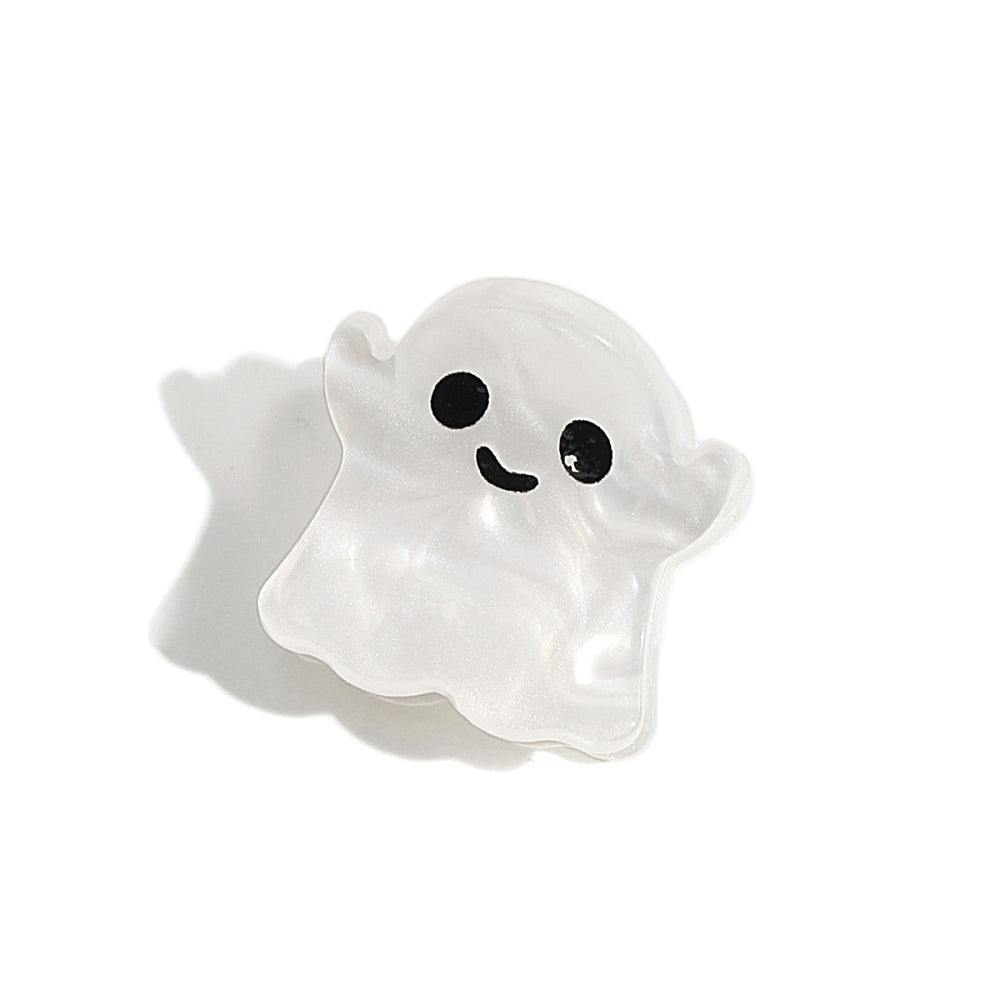 Pearly Ghost Mini Claw Clip