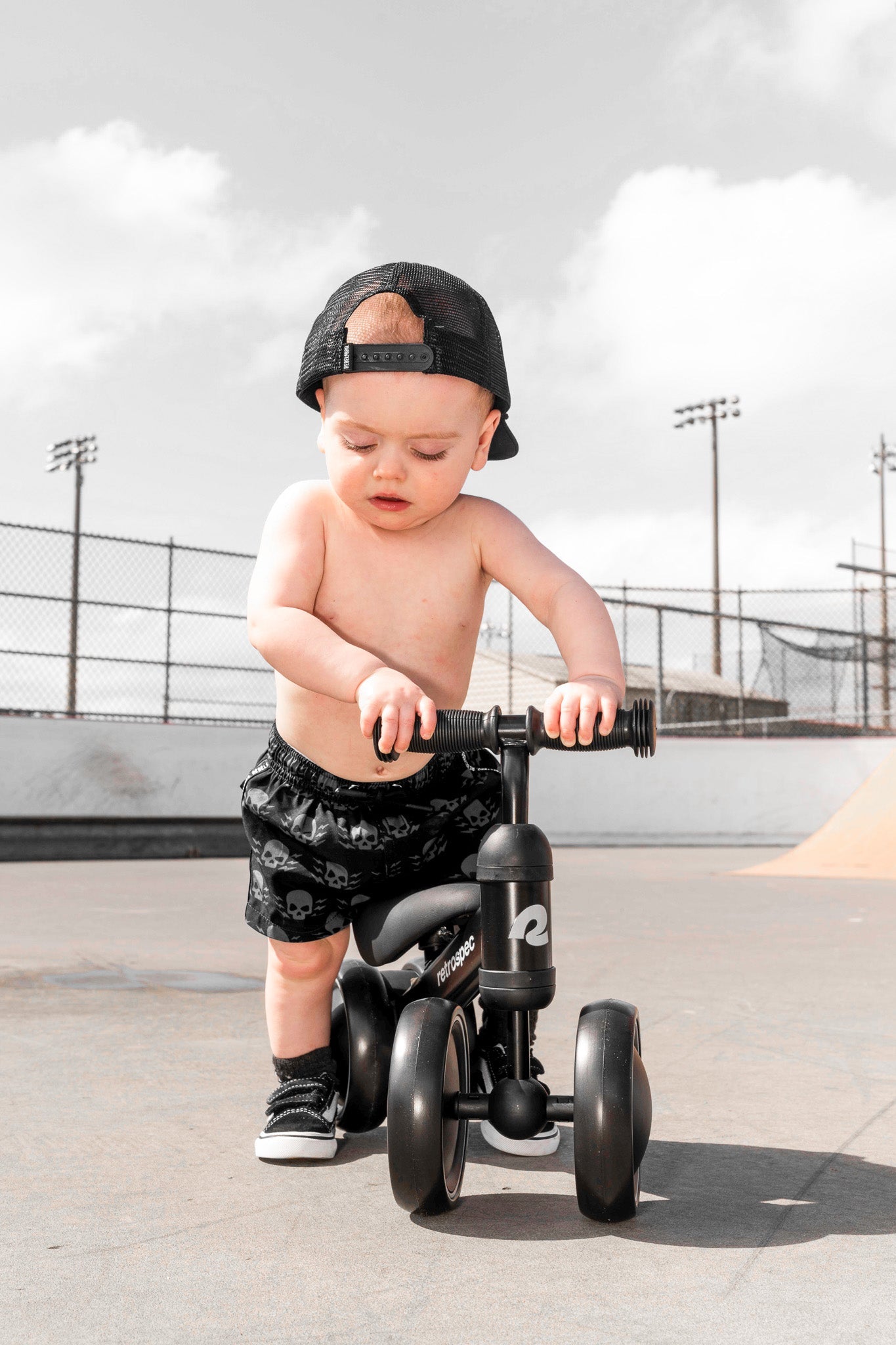 Hybrid Swim Trunks in Thunderstruck