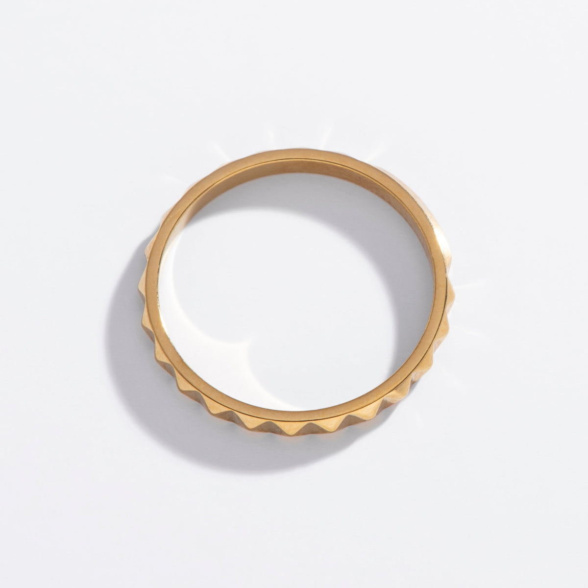 Pyramid Spike Ring