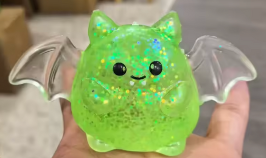 MALTOSE FILLED HALLOWEEN SQUISHY | BATS AND PUMPKINS