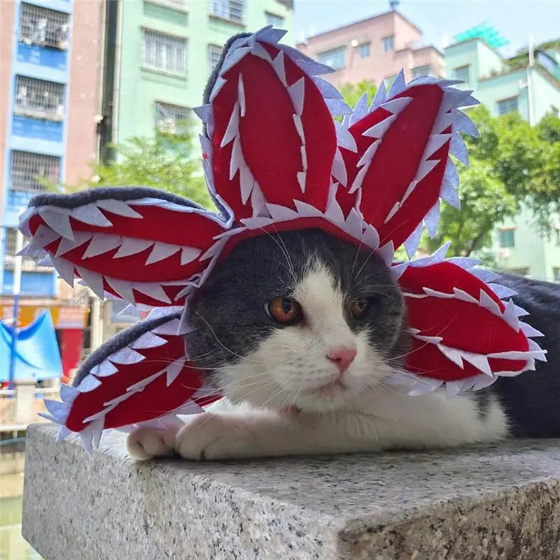 BHBD-Halloween Pet Hat Comfortable Vivid Animal Hat Clothing Pet Theme Dress Headdress Funny