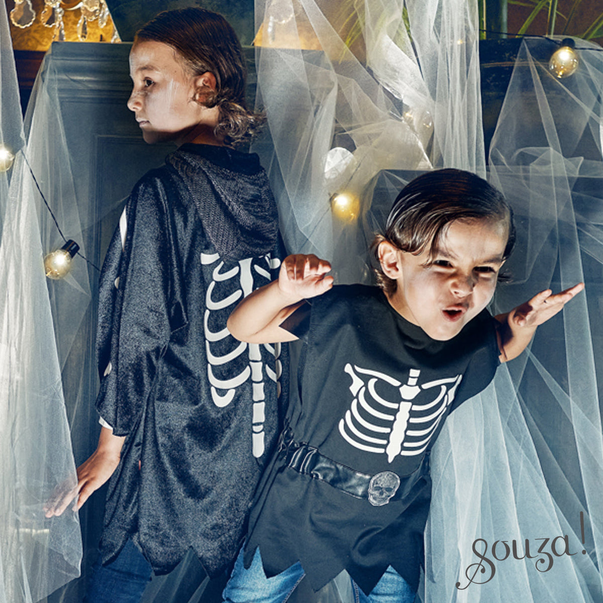 Casper Halloween Costume Coat for Kids - Carnival & Festive Use (2 sizes)