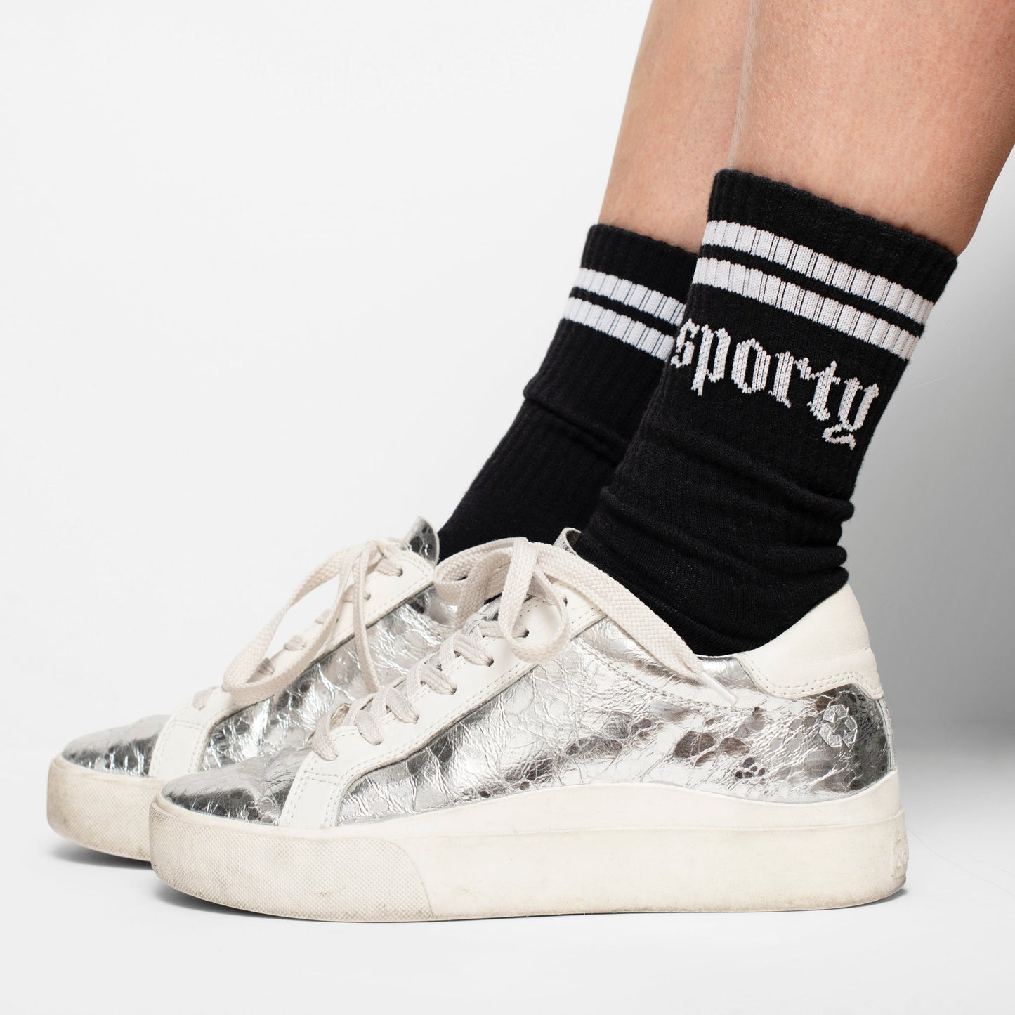 Sporty Athletic Crew Socks
