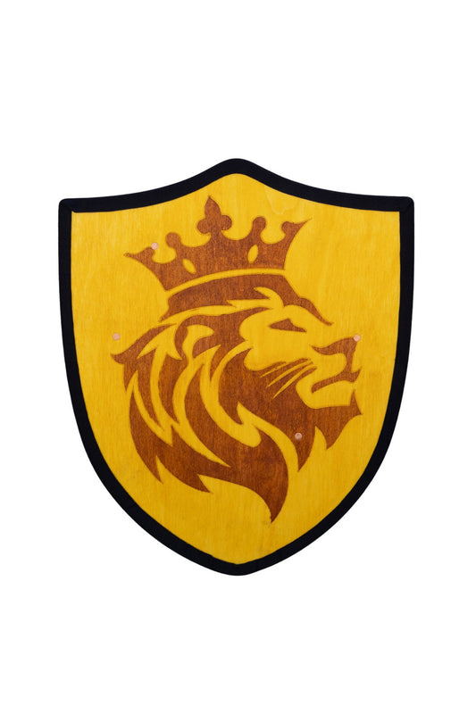 Handmade 18" Lion Heater Shield For Costume, Play or Wall Art