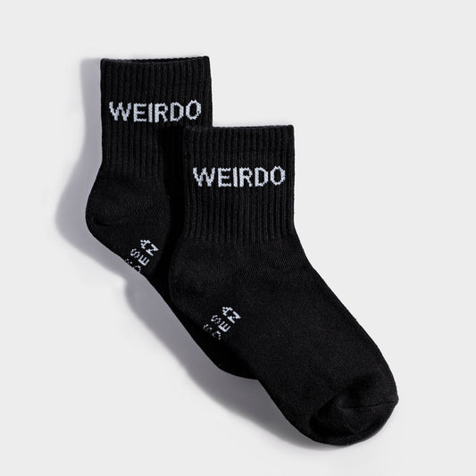 Weirdo Quarter Crew Socks