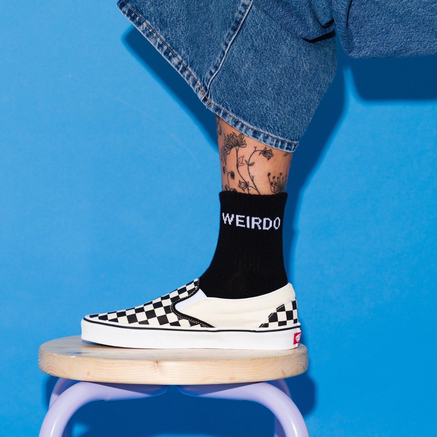 Weirdo Quarter Crew Socks