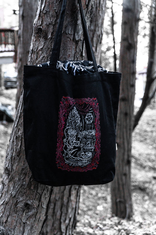Yule Witch Tote Bag