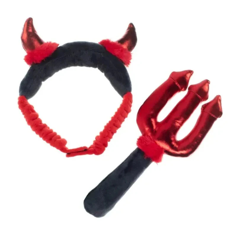 Cute lil Devil Dog Costume/ Play Set - 2 Pc