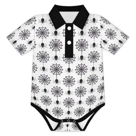 Creeping Web Polo Onesie (Babies/Toddlers) - PRE ORDER