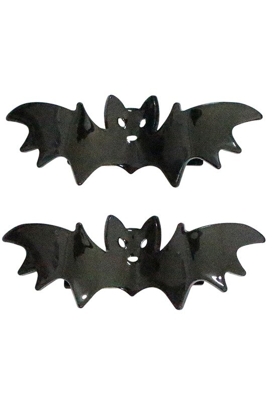 Twin Bats Hair Clips