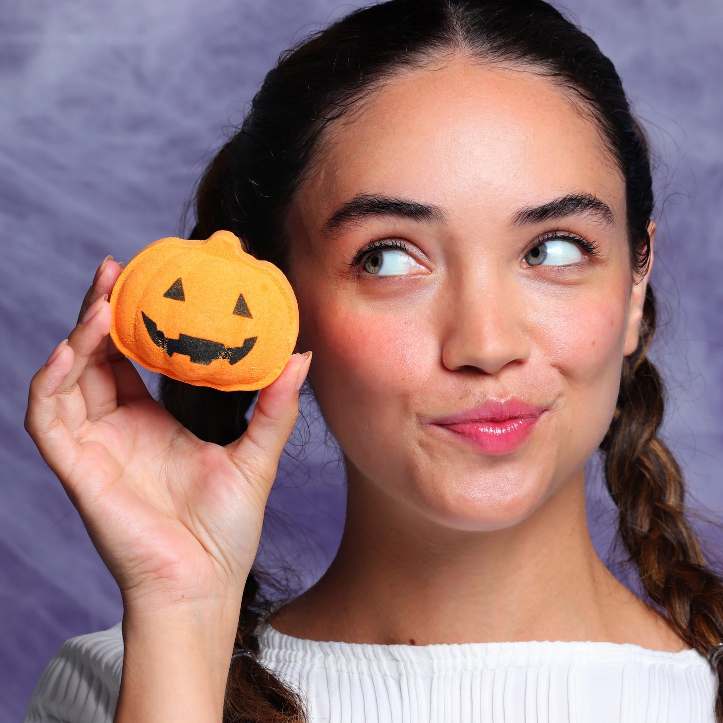 Halloween Bath Bomb Bundle + Pumpkin Headband Spa Set
