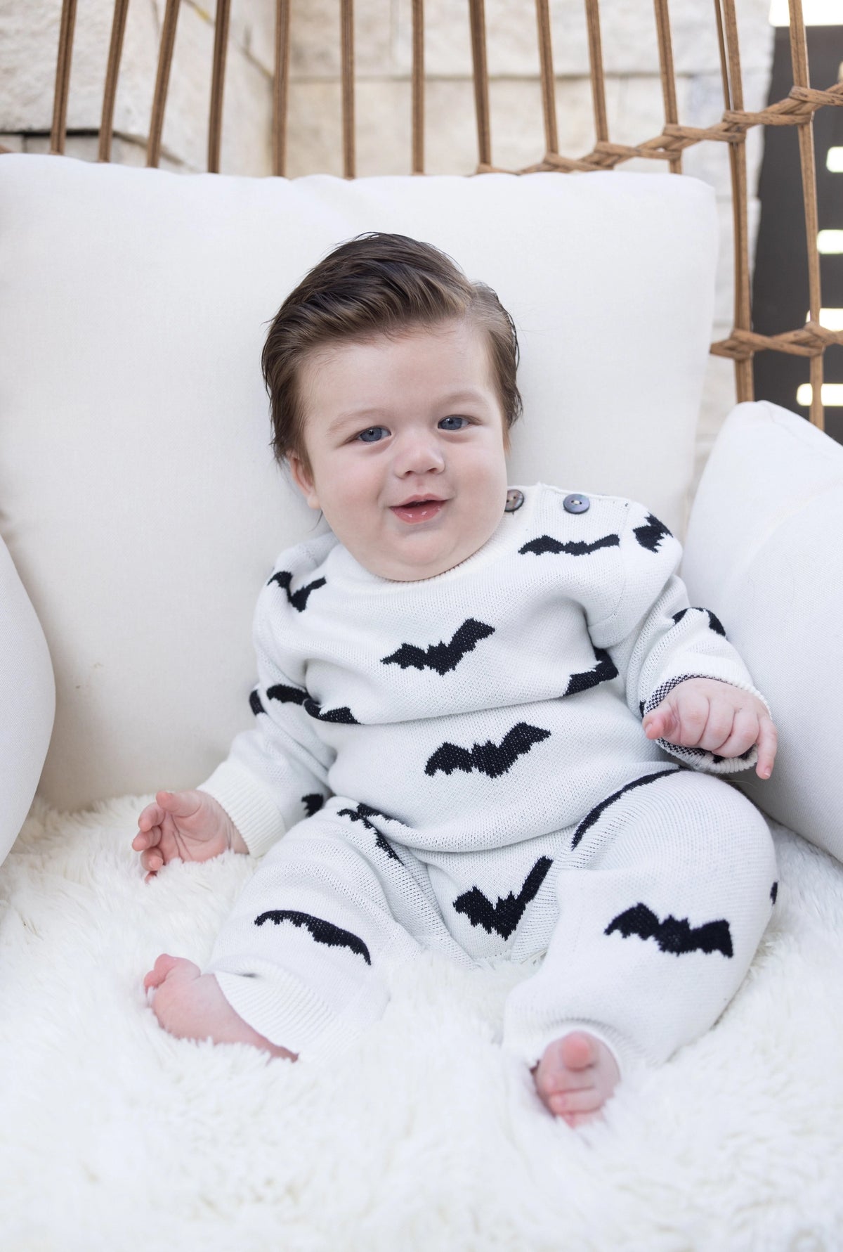 Baby Bat Knit Romper (Babies/Toddlers)
