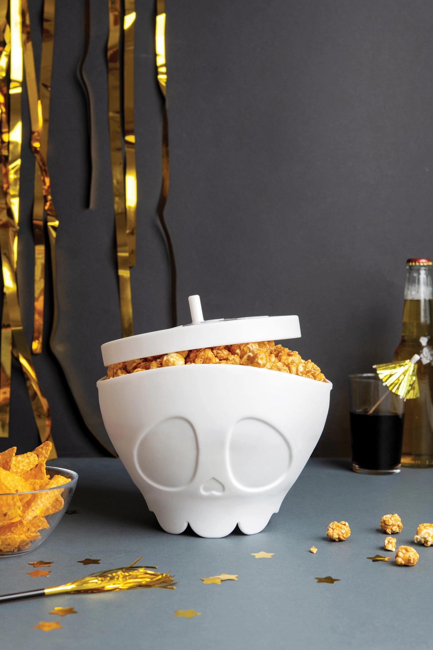 Scary Poppins Microwave Popcorn Popper and Bowl