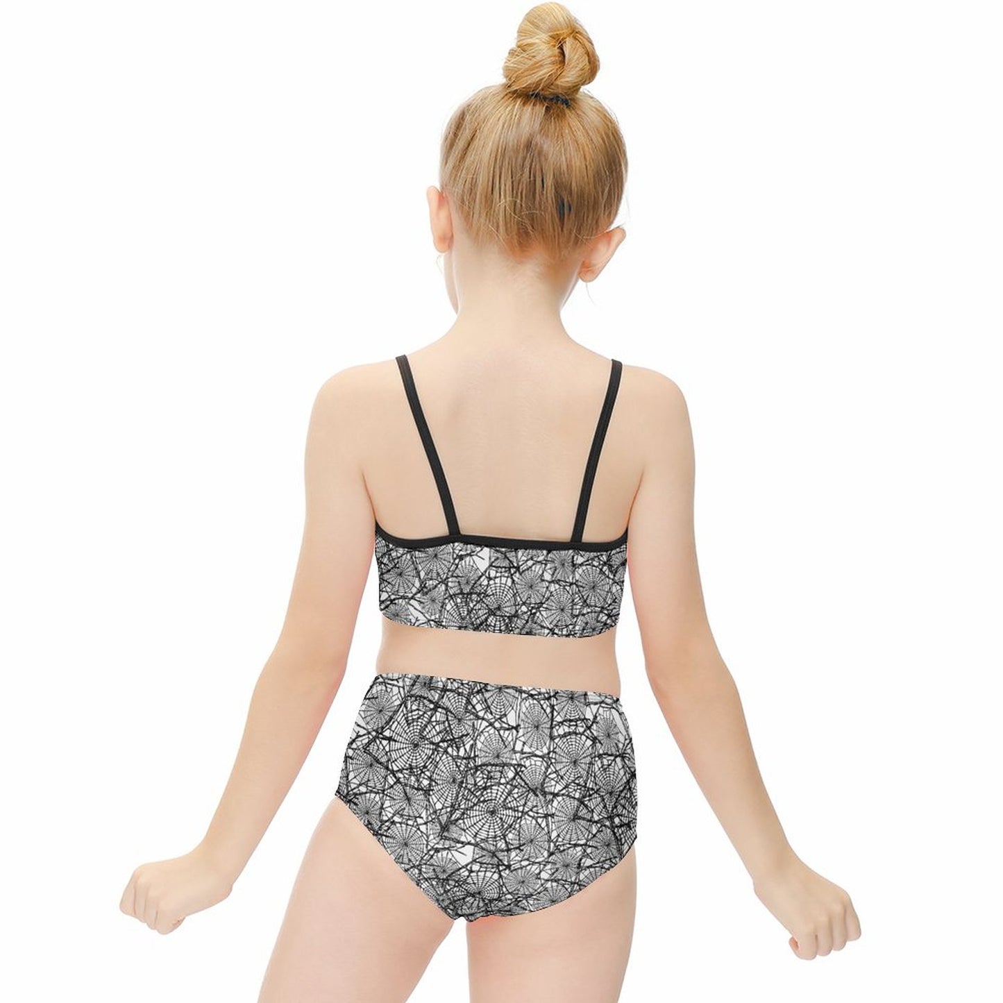 Abstract Web Two Piece Swimsuit (Kids) - PRE ORDER