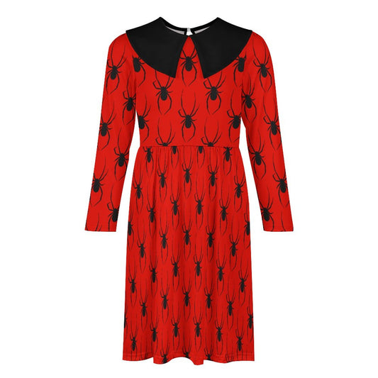 Slick Spidey Collared Dress (Kids) - PRE ORDER