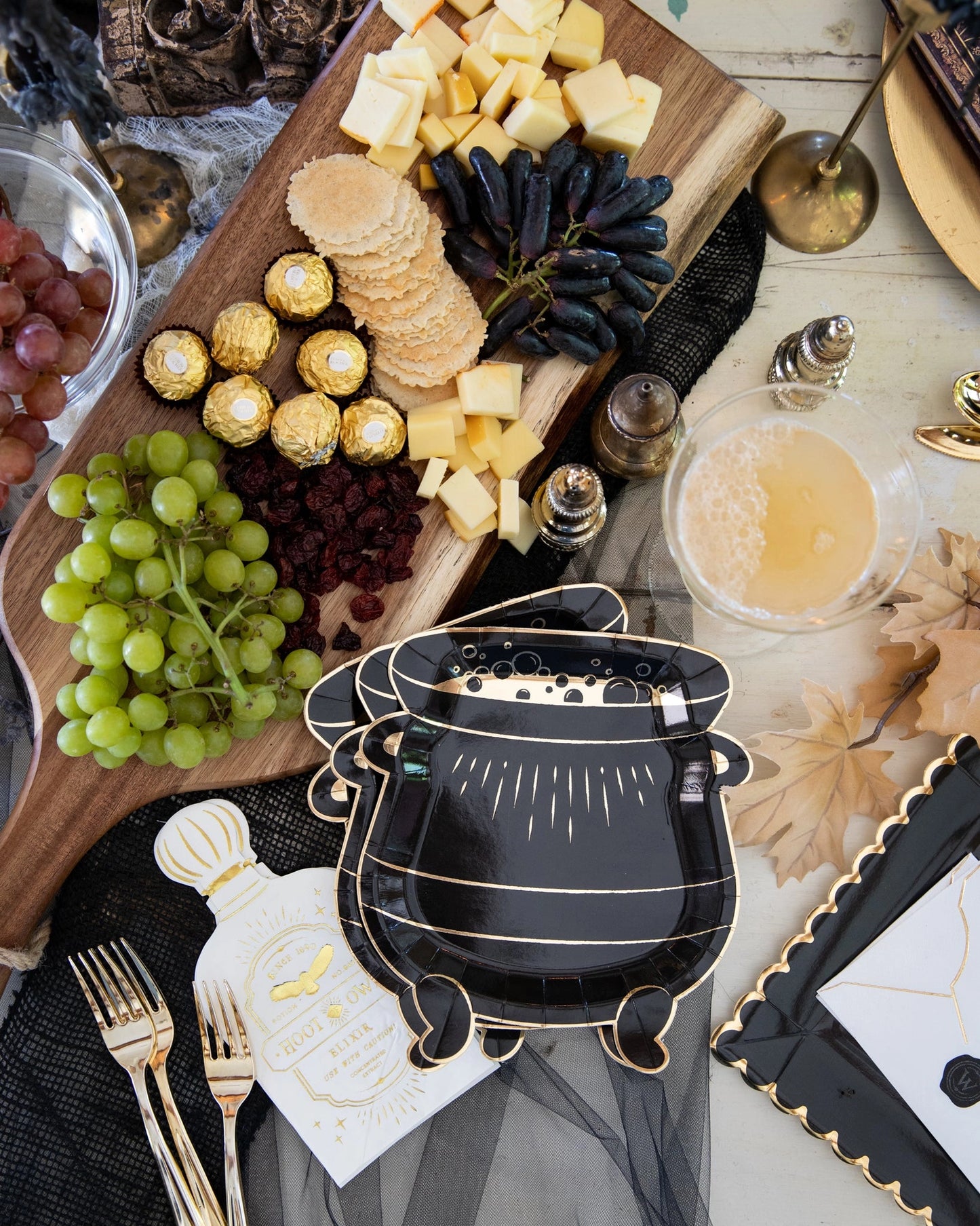 Spellbound Cauldron Paper Plates