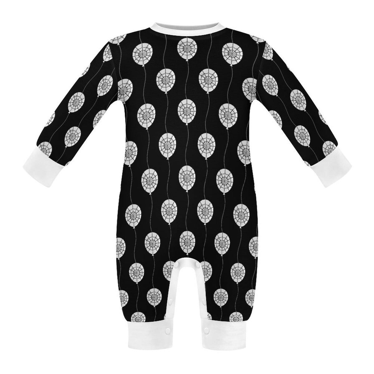 Spiderweb Party Cotton Long Sleeve Baby Romper - PRE ORDER