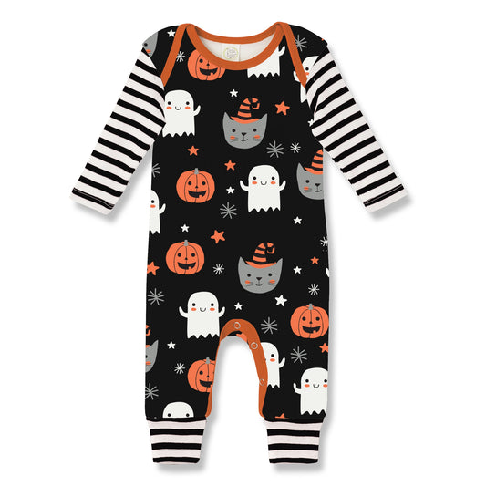 Halloween Pumpkin Party Romper (Babies)