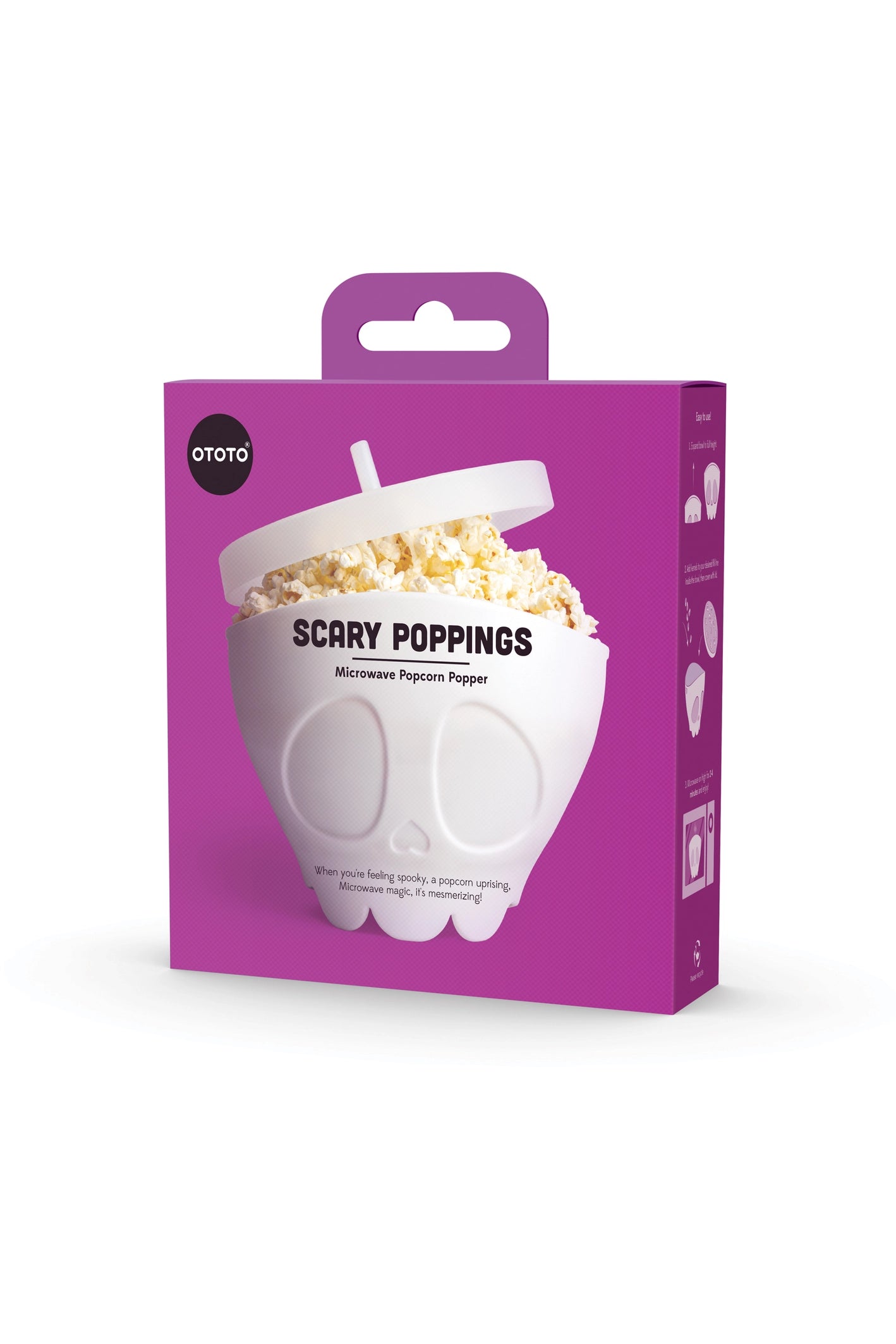 Scary Poppins Microwave Popcorn Popper and Bowl