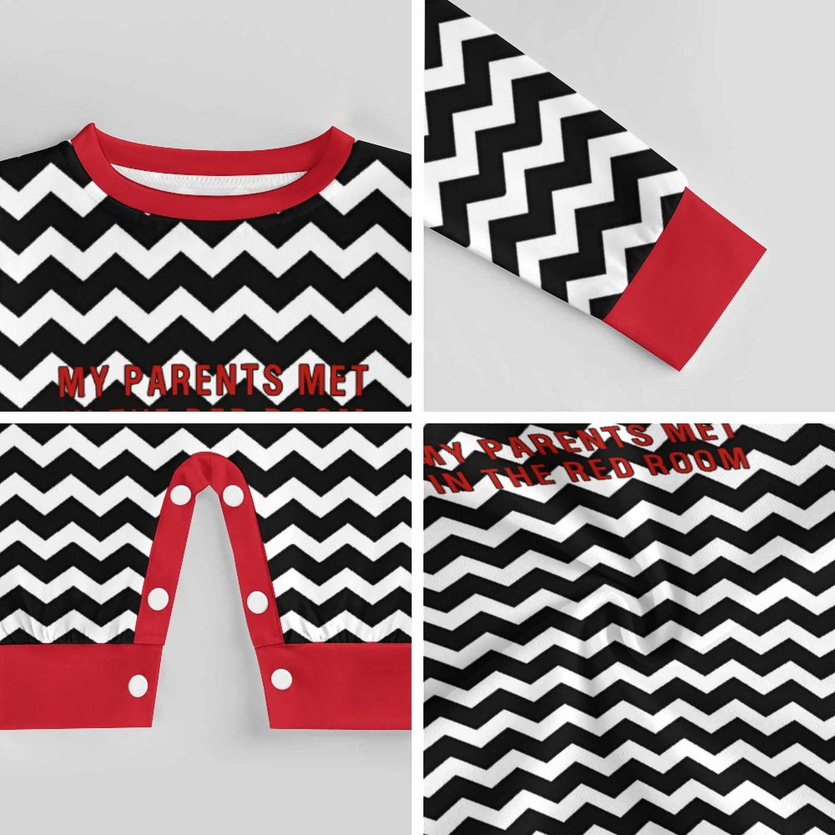 Red Room Cotton Long Sleeve Romper (Babies/Toddlers) - PRE ORDER