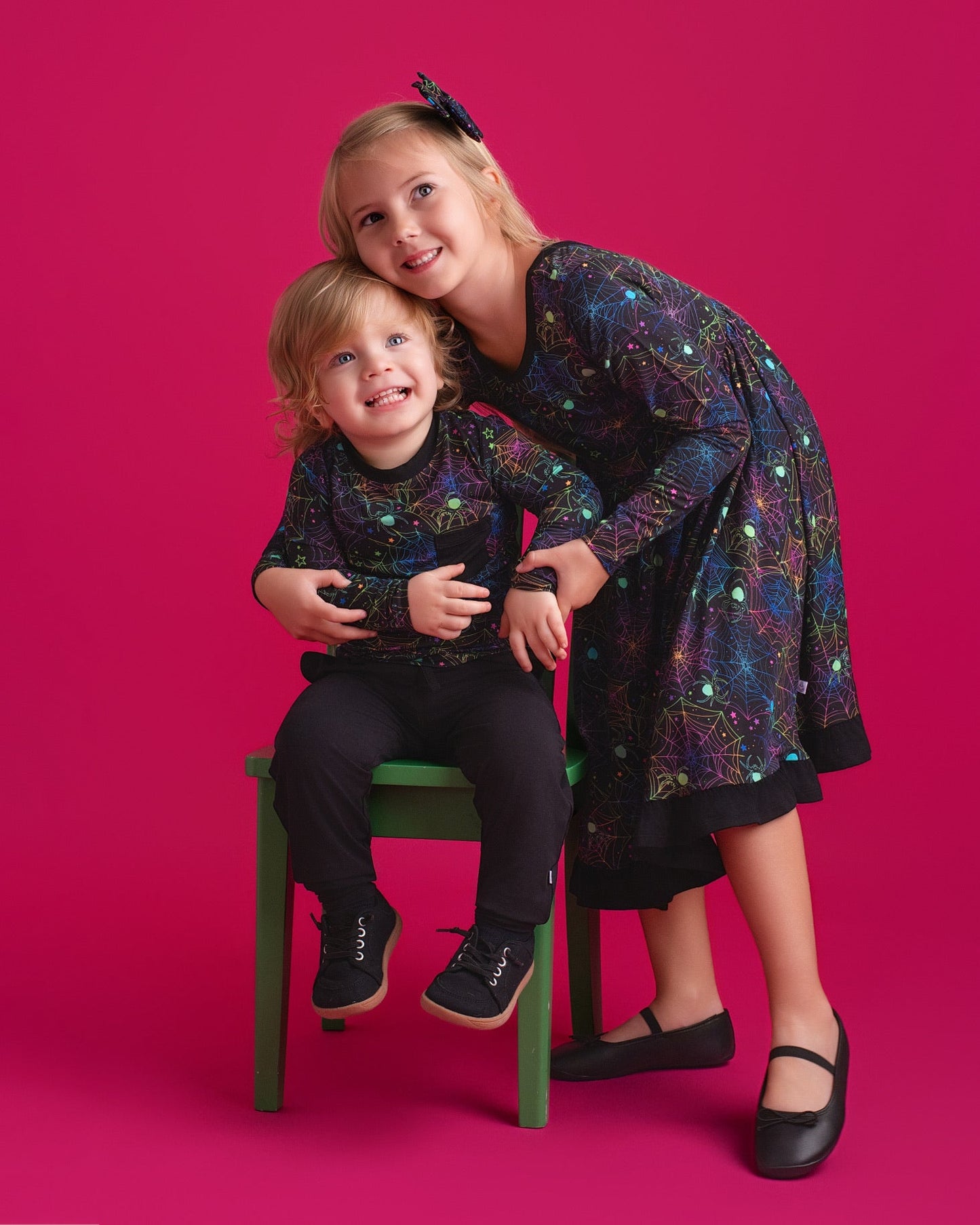 Halloween | Spooky Webs | Bamboo Toddler & Kids Pocket T-Shirt