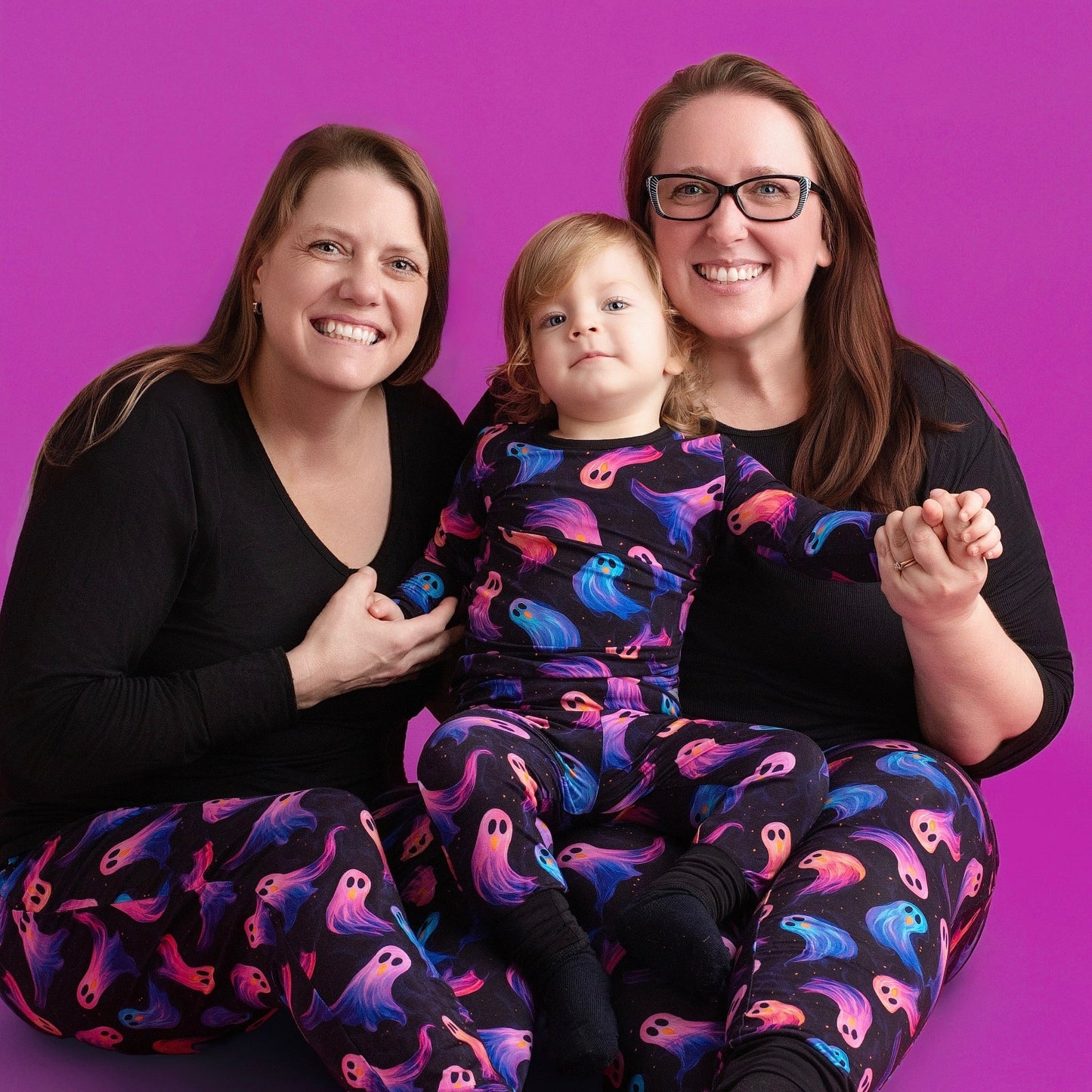 Halloween | Whirling Ghosts | Women's Bamboo Jogger Pajama Pants