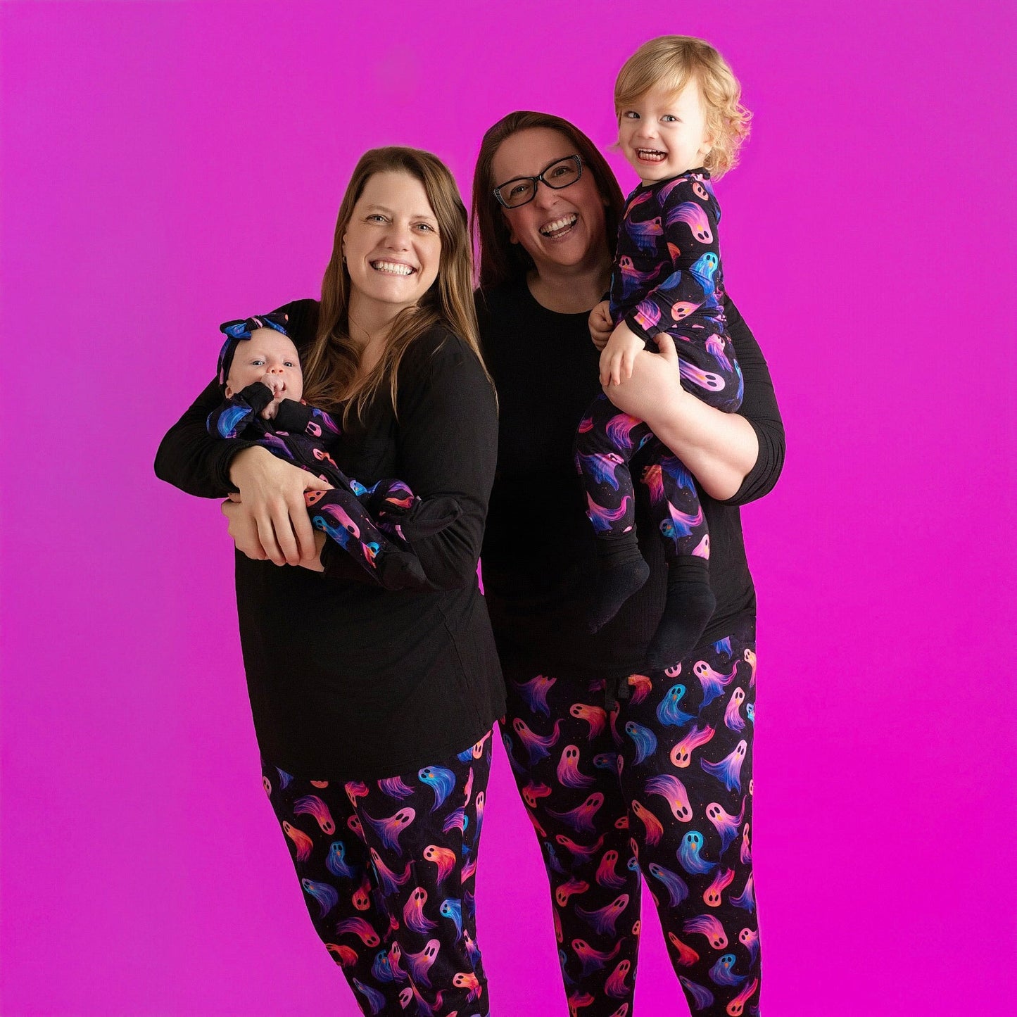 Halloween | Whirling Ghosts | Women's Bamboo Jogger Pajama Pants
