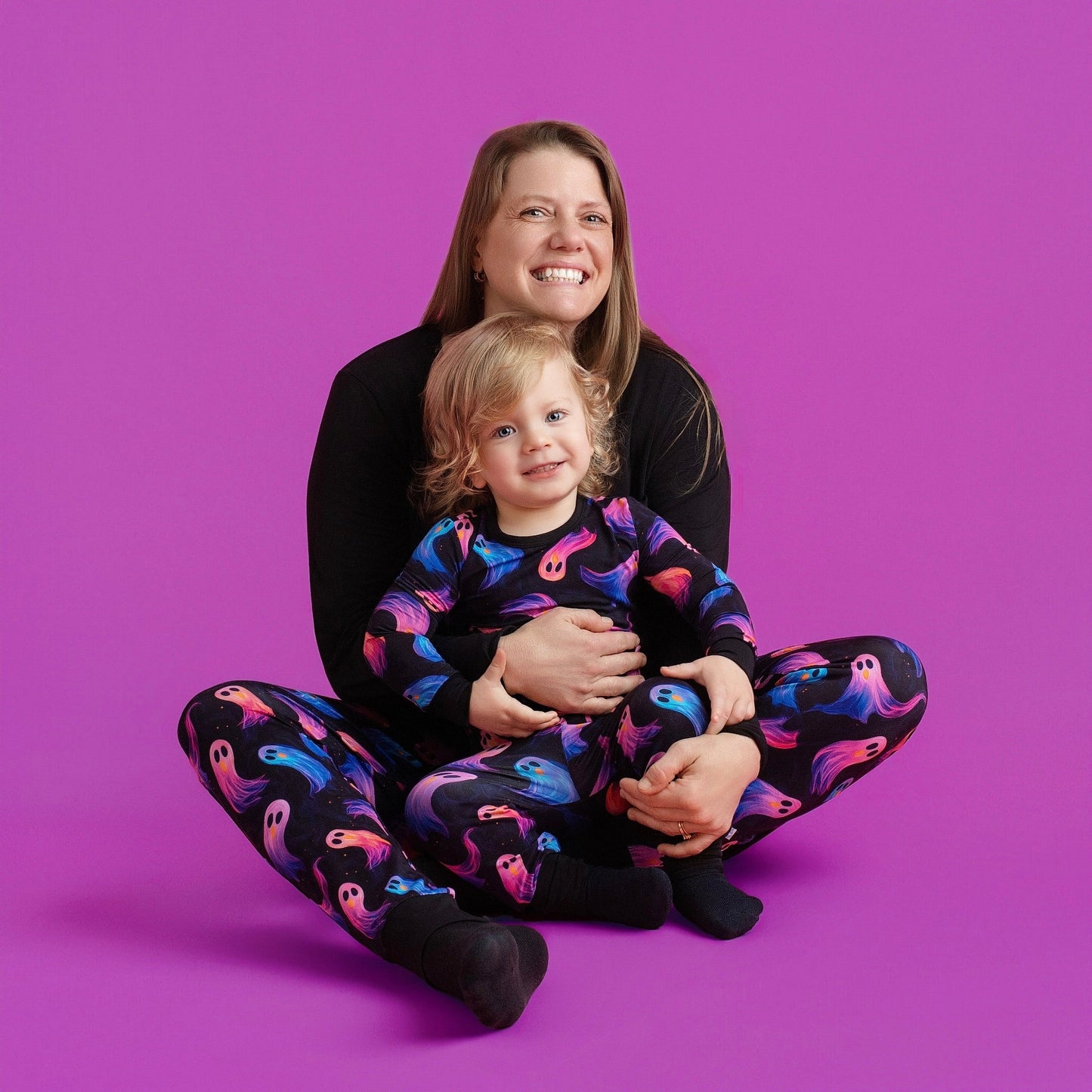 Halloween | Whirling Ghosts | Women's Bamboo Jogger Pajama Pants