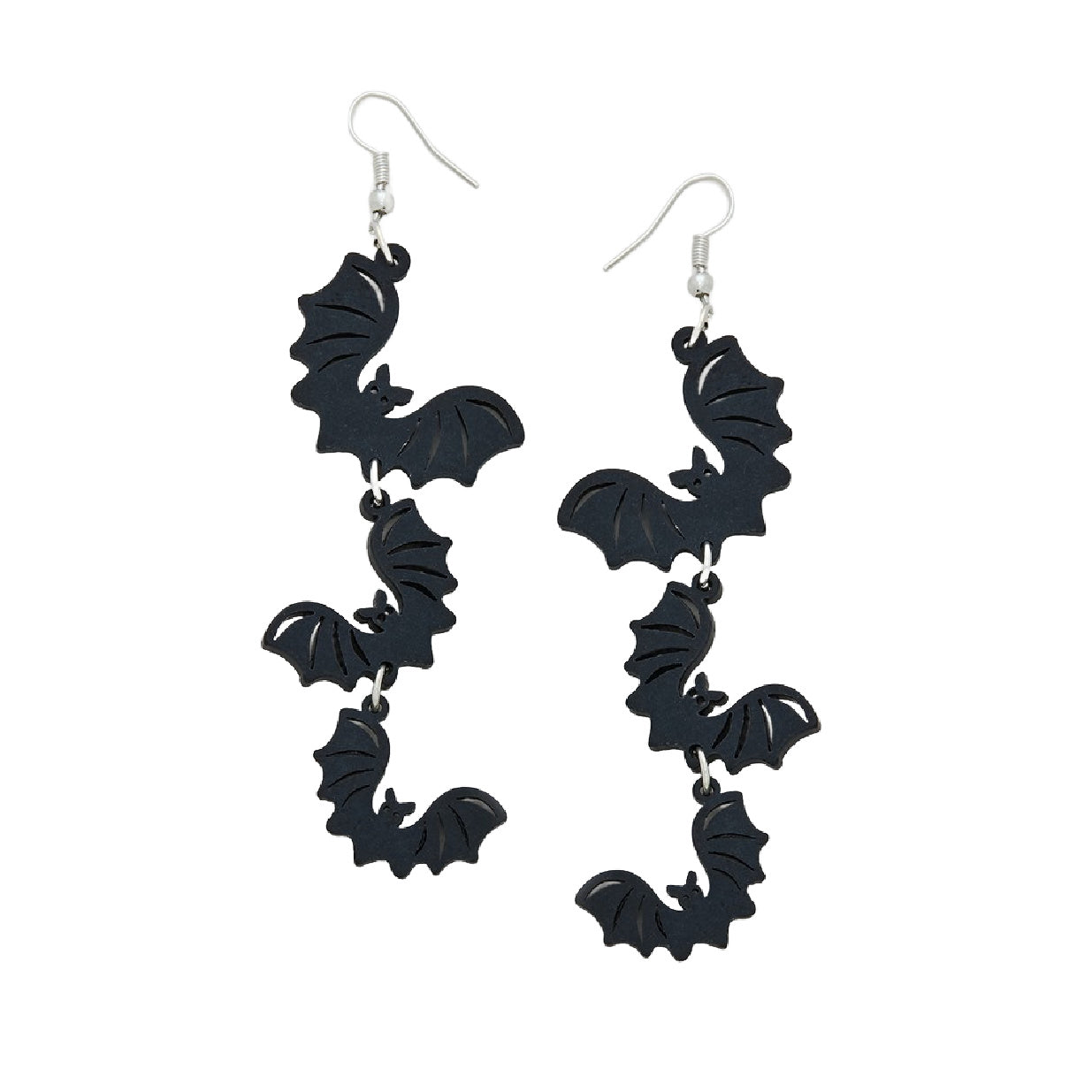 Dangling Bats Earrings