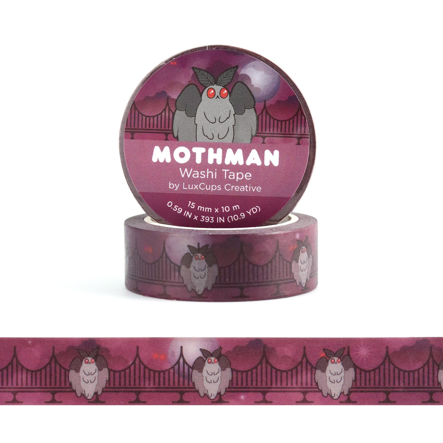 Mothman Washi Tape