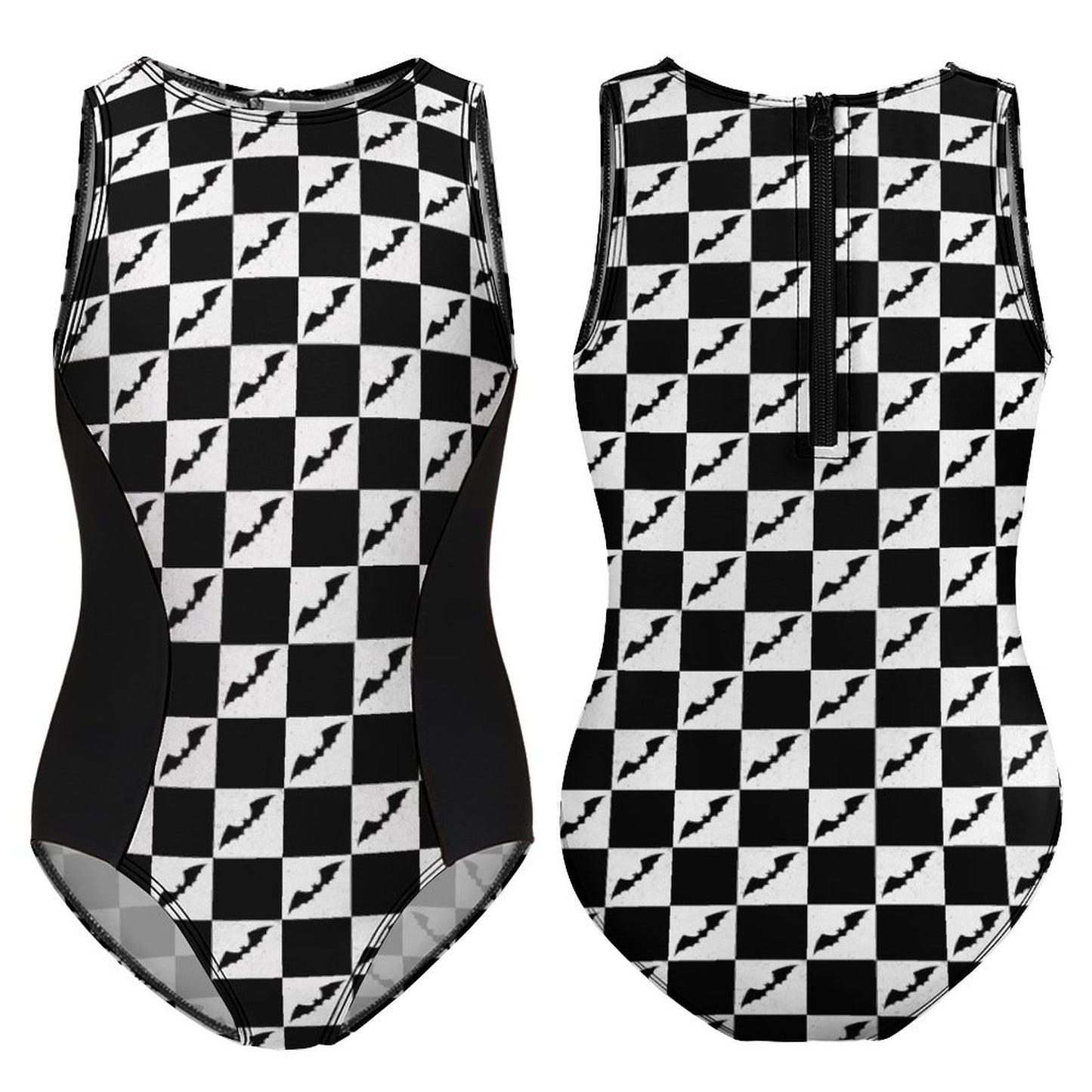 Checkered Bats Swimsuit (Kids) - PRE ORDER