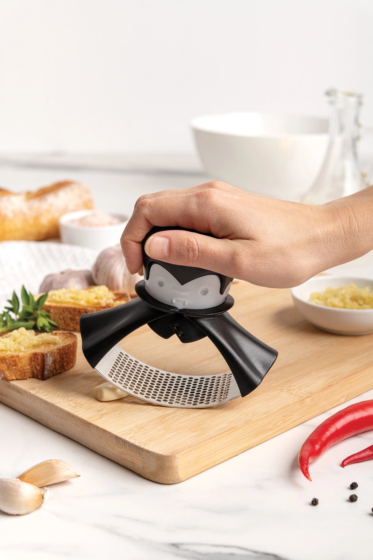 Rockula Garlic Press