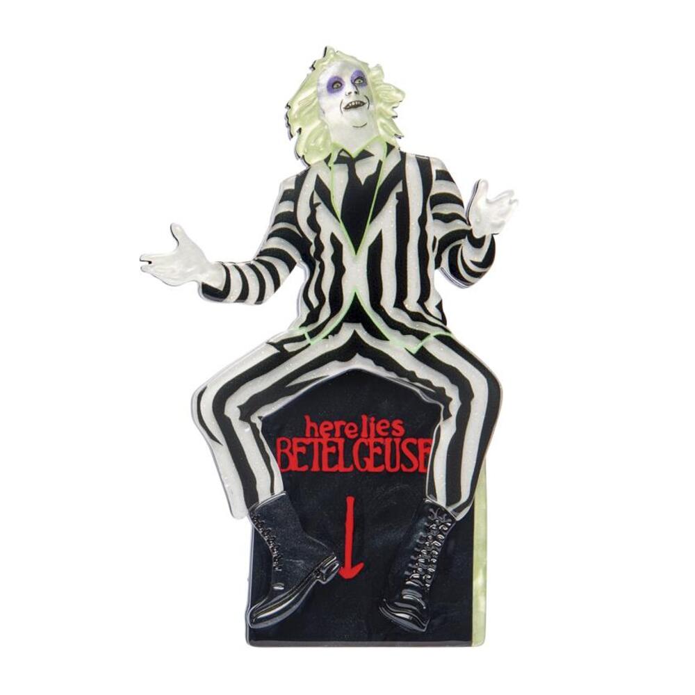 Beetlejuice Brooch by Erstwilder