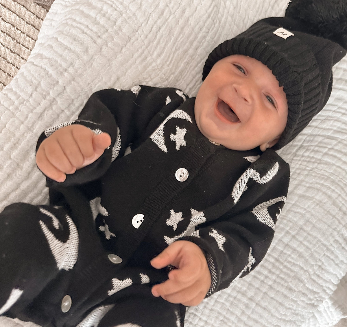 Midnight Sky Knit Romper (Babies/Toddlers)