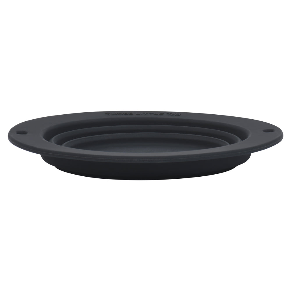 Black Collapsible Bowl for Travel or Home