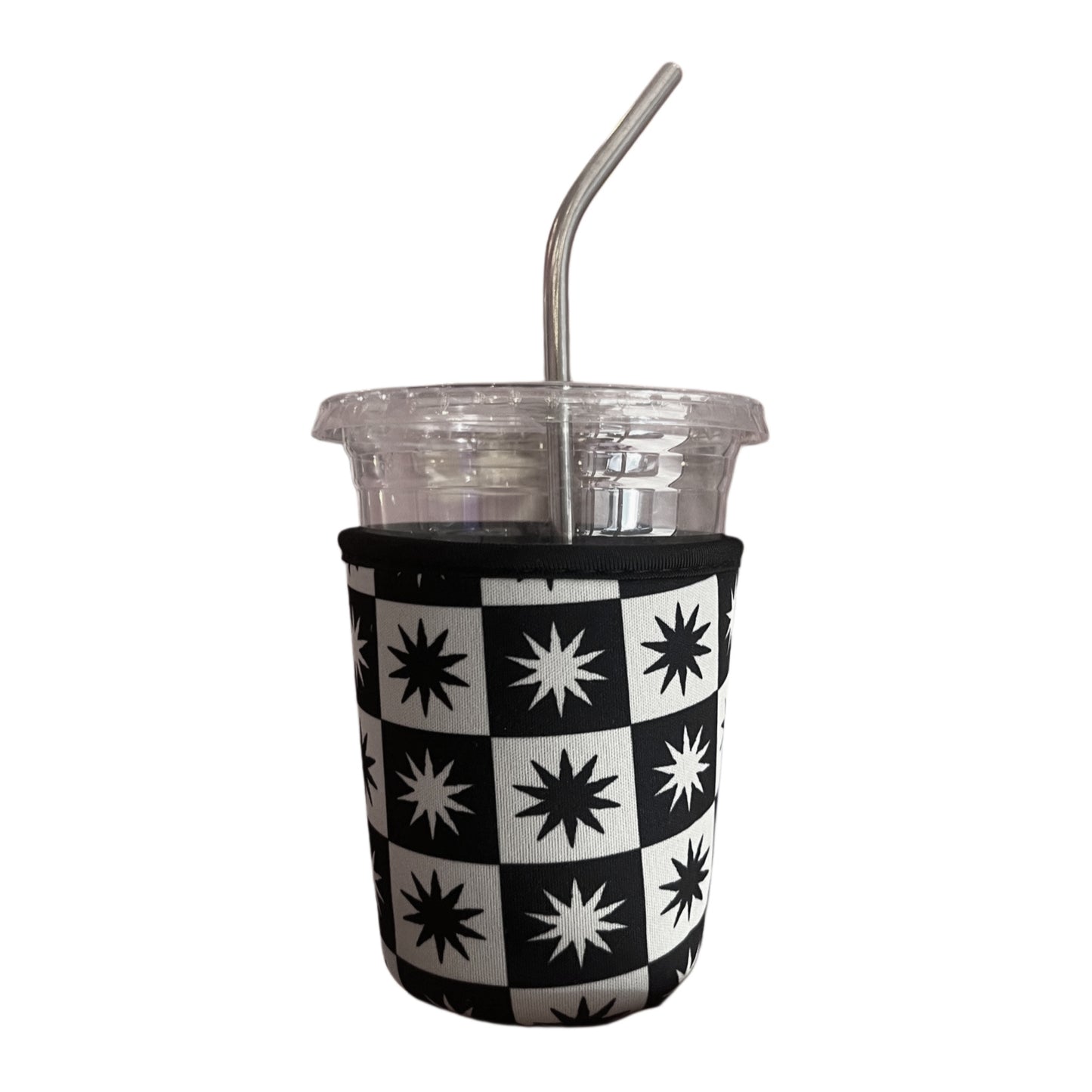 Checkered Star Drink Sleeve (2 Sizes)