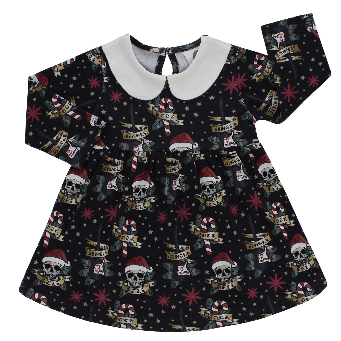 Jingle Bell Rock Sleeve Dress (Babies/Toddlers/Kids)