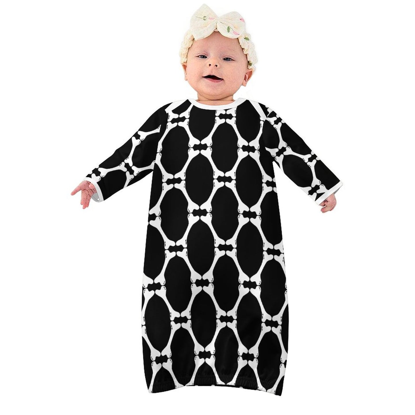 Bad to the Bone Sleeper Gown (Babies/Toddlers) - PRE ORDER