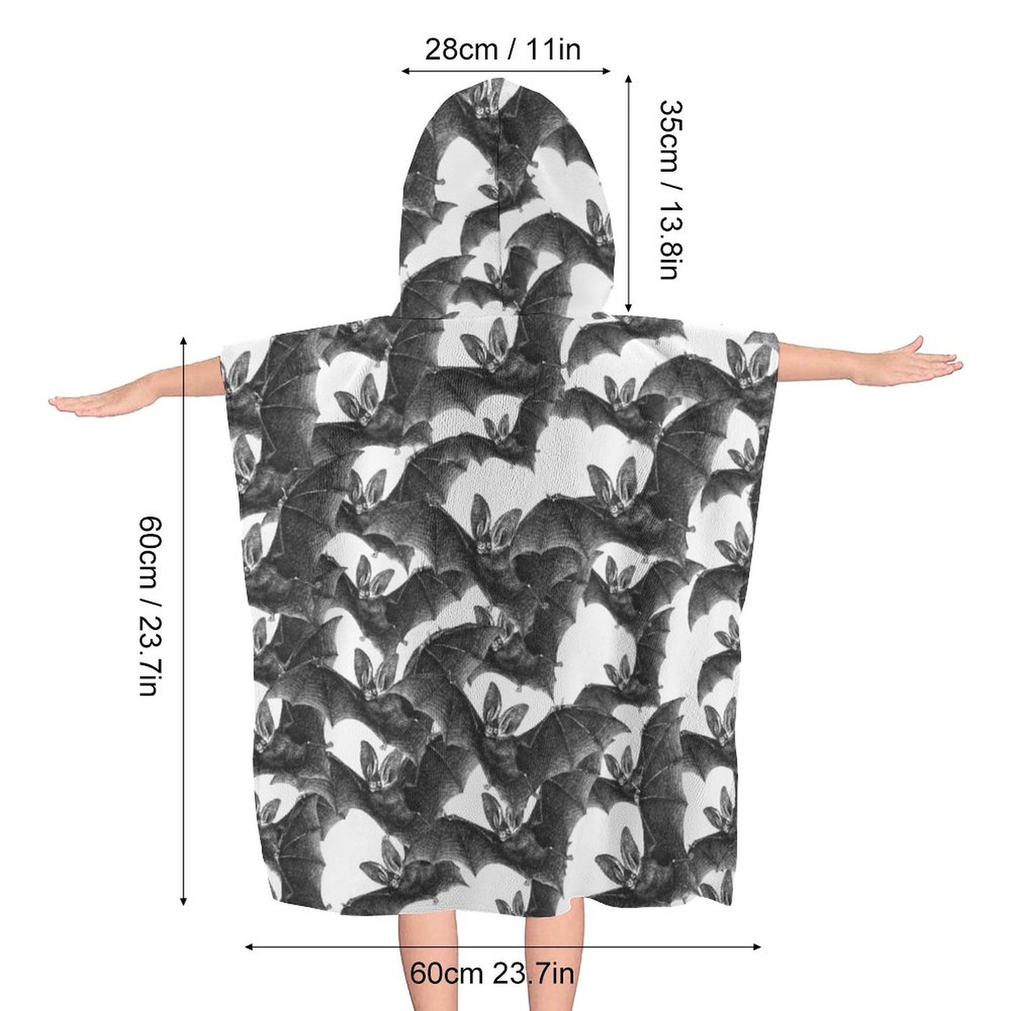 Cauldron of Bats Hooded Towel (Kids) - PRE ORDER