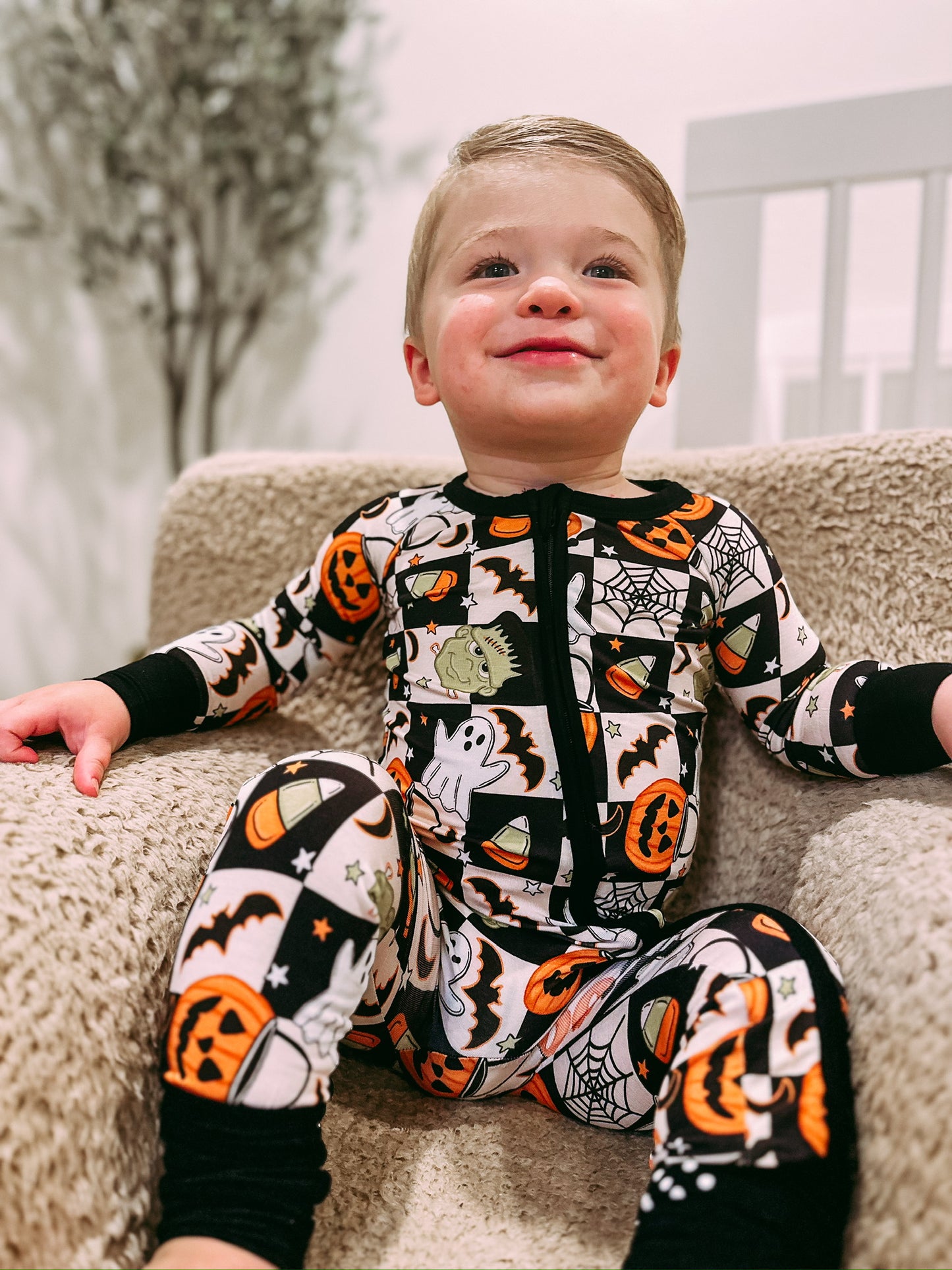 Trick or Treat Pajama Onesie (Babies/Toddlers)