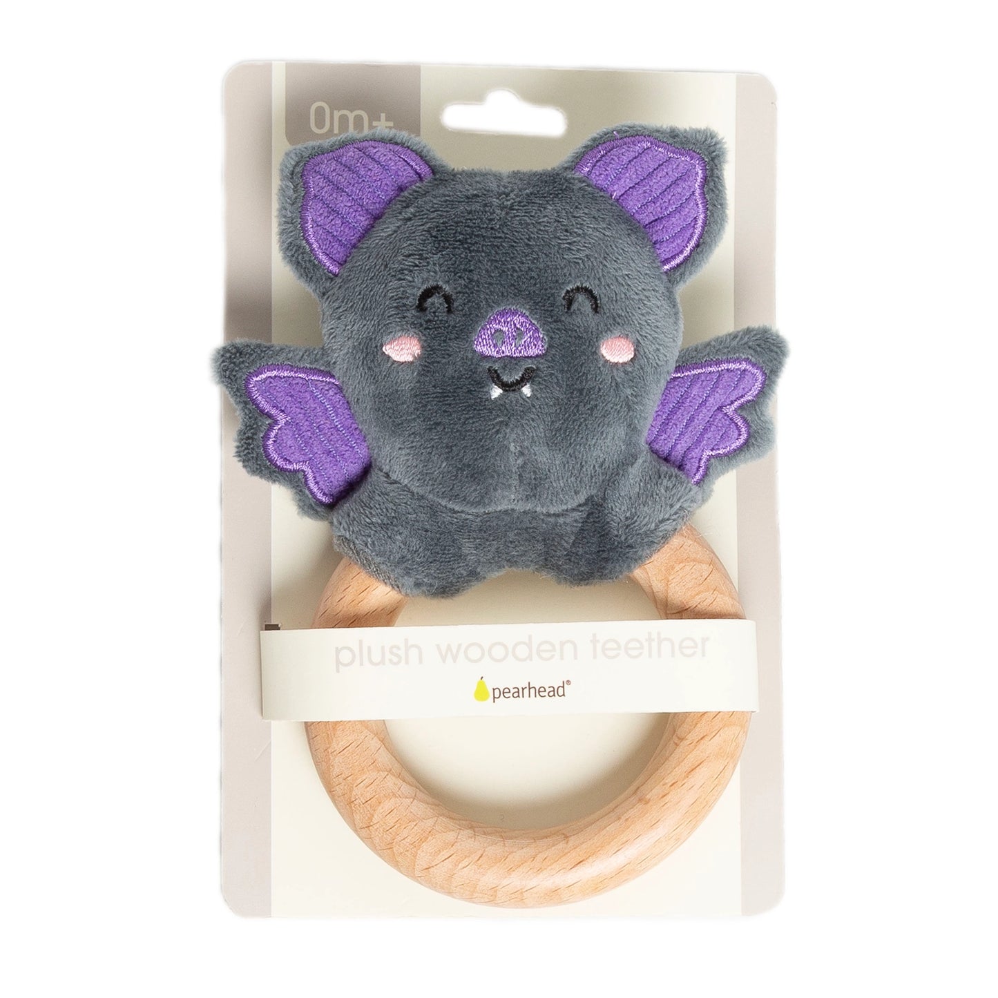 Bat Baby Plush Rattle Teether