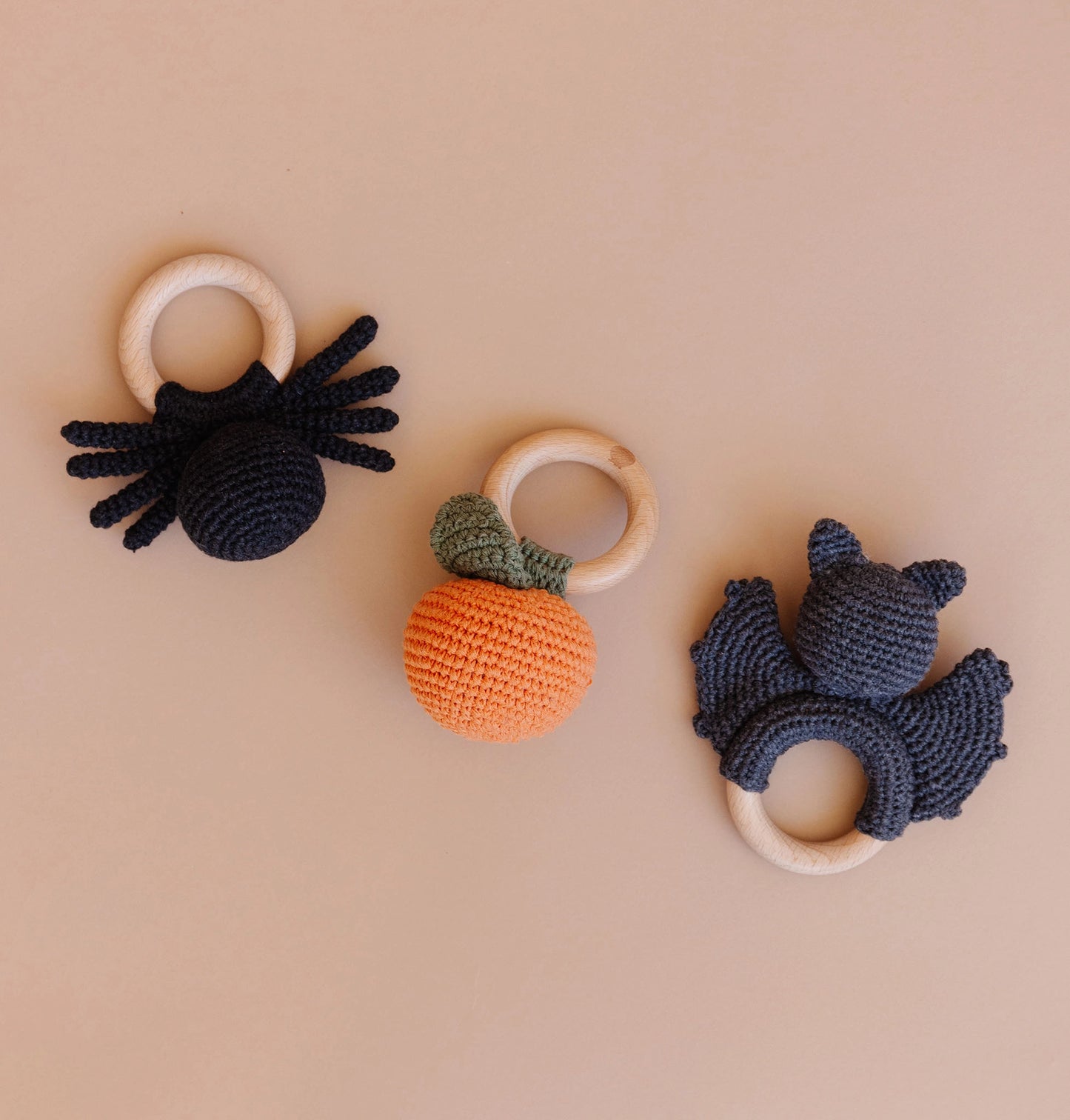 Spider Crochet Rattle Teether